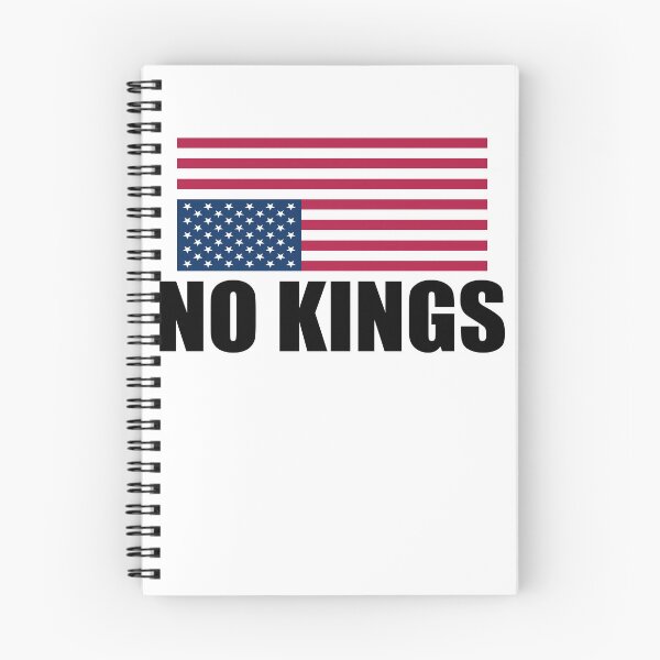 Item preview, No Kings American Flag Upside Down - Anti Trump designed and sold by PixVib.