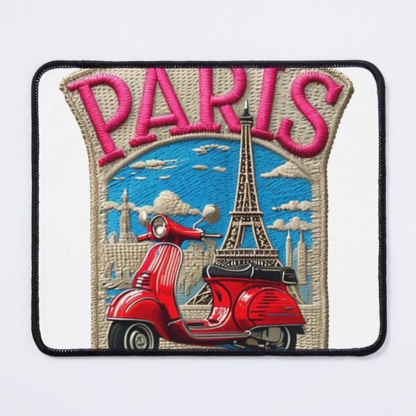 Item preview, Paris City Patch – Romantic Vintage Sticker Design Best-selling design Premum quality viral drop reloaded designed and sold by Imaginarium of Chaos falcon88 .