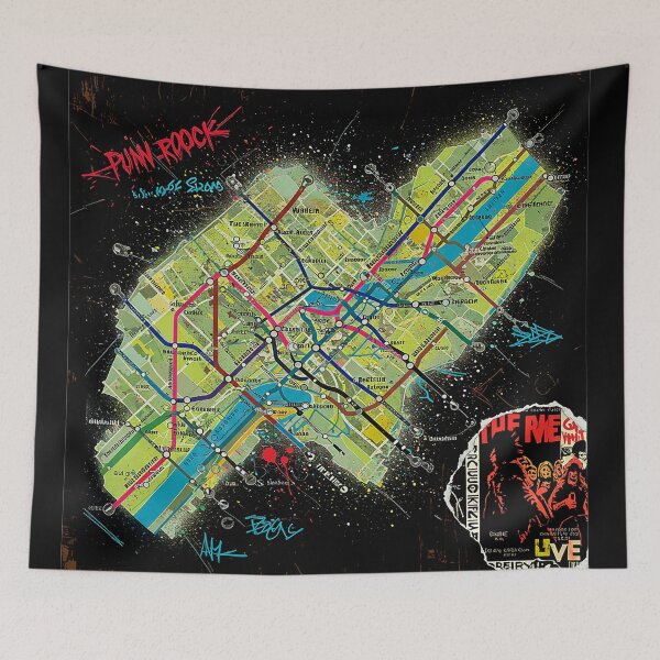 Item preview, Subway map designed and sold by RICAMTP.