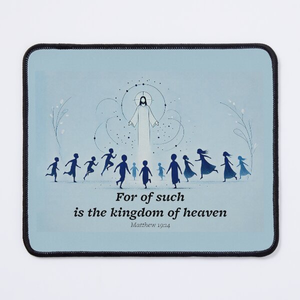 Item preview, Christian Art - Jesus blesses the children  designed and sold by MagicByAmos.