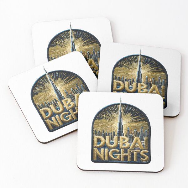 Item preview, Dubai Nights Patch – Skyline Sticker with Desert Vibes Best-selling design Premum quality viral drop reloaded designed and sold by Imaginarium of Chaos falcon88 .