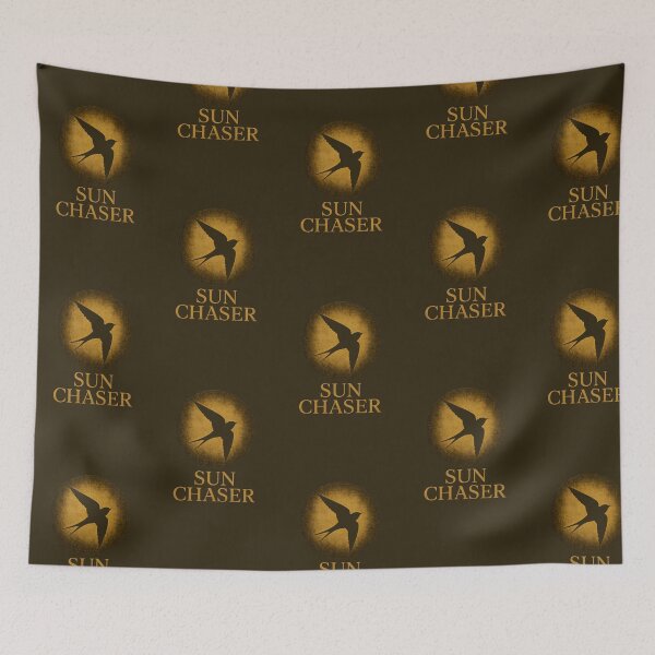 Item preview, Sun Chaser Vintage Swallow Bird Travel Adventure Design designed and sold by Shoot-The-Moon.