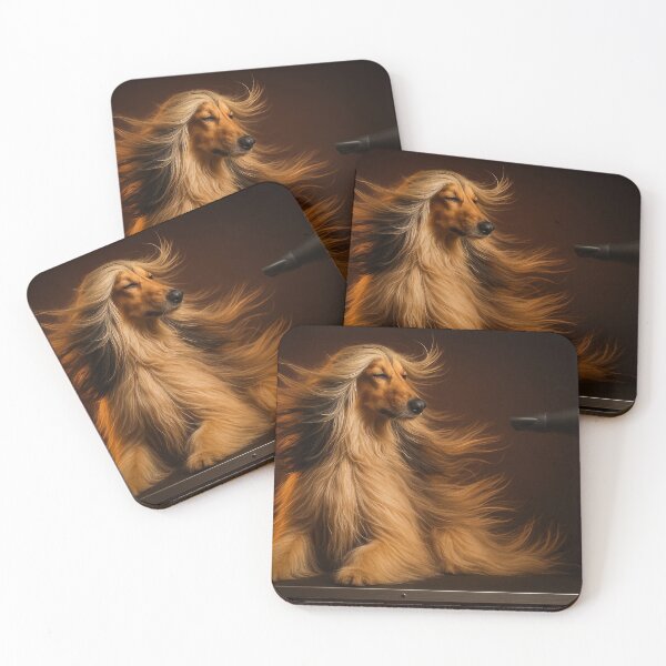 Item preview, Glamorous dog getting blow-dried designed and sold by soulofalion.