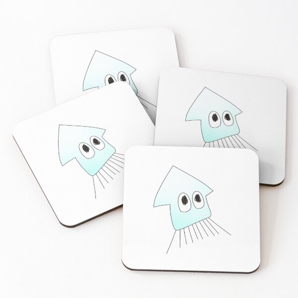 Item preview, squid - Ika - Japanese Style Illustration designed and sold by witty_sheep.