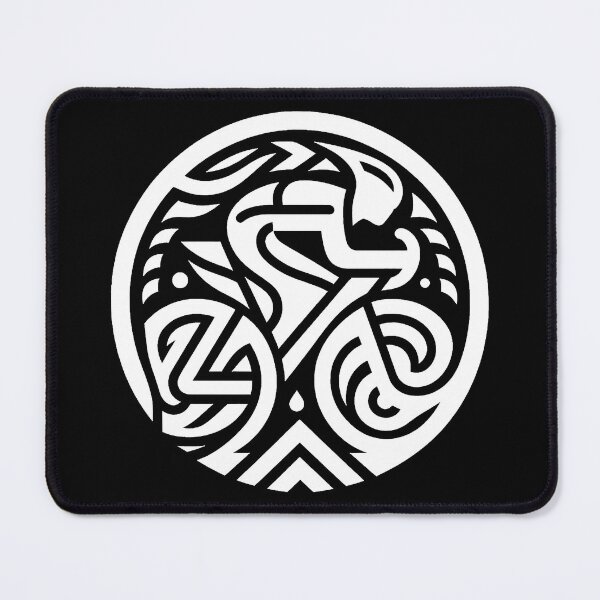 Item preview, White tribal cycling logo designed and sold by RICAMTP.