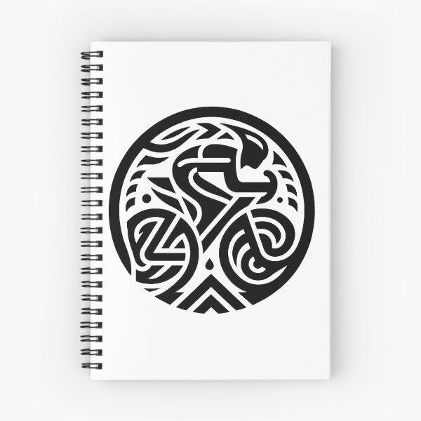 Item preview, Black tribal cycling logo designed and sold by RICAMTP.