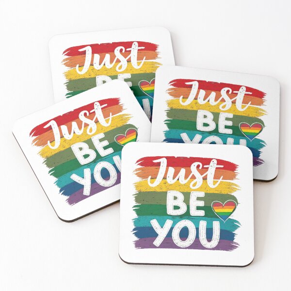 Item preview, Just Be You – Pride Rainbow Inspirational LGBTQ+ Quote Design designed and sold by DigitalColorInk.