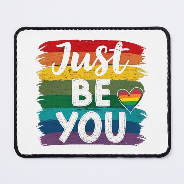 Item preview, Just Be You – Pride Rainbow Inspirational LGBTQ+ Quote Design designed and sold by DigitalColorInk.
