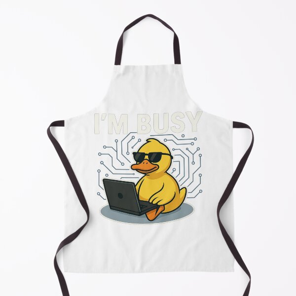 Item preview, I’m Busy – Funny Duck Relaxing Minimalist Design designed and sold by Duckish Store.