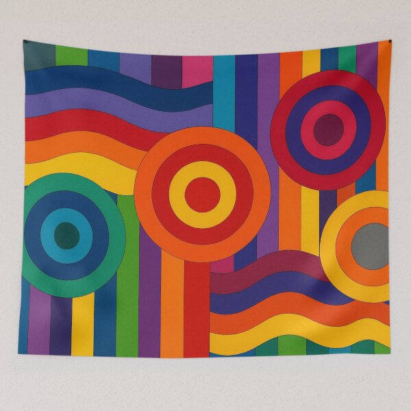 Item preview, Colorful riot of geometry designed and sold by Sigtrix.