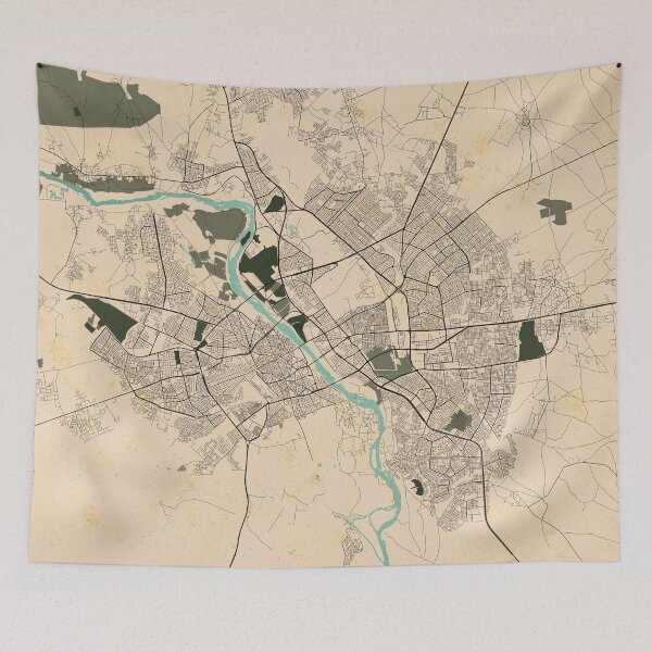 Item preview, Mosul City Map of Iraq - Vintage designed and sold by deMAP.