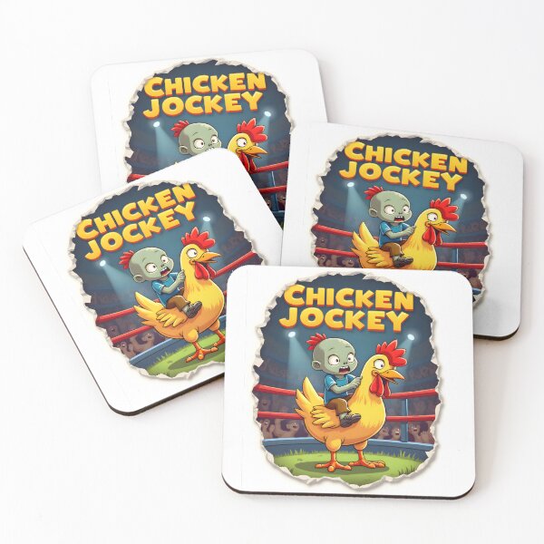 Item preview, Cluck Out Brawl: The Chicken Jockey Showdown! designed and sold by Tees-and-Trends.