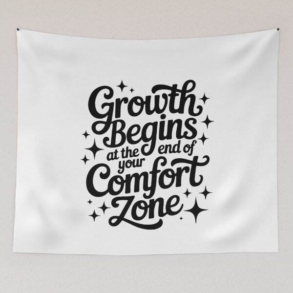 Item preview, Growth Begins At The End Of Your Comfort Zone designed and sold by OB-Store.