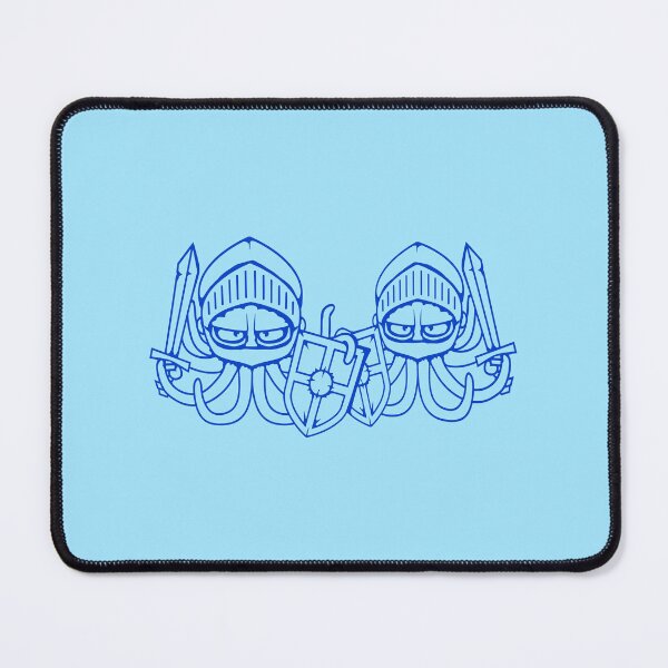 Item preview, 2 Octopus Knight Middle Age Warriors Fighters Sword Shield designed and sold by shirt-o-mat.