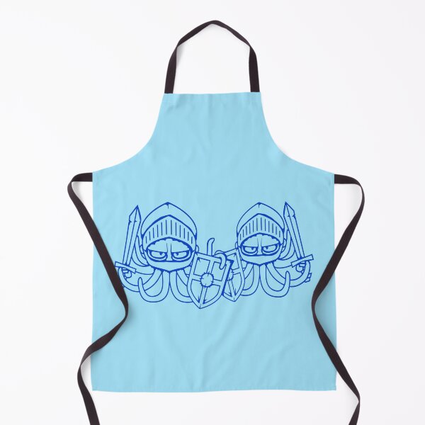 Item preview, 2 Octopus Knight Middle Age Warriors Fighters Sword Shield designed and sold by shirt-o-mat.