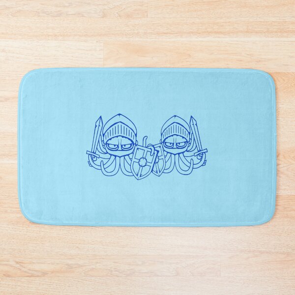 Item preview, 2 Octopus Knight Middle Age Warriors Fighters Sword Shield designed and sold by shirt-o-mat.