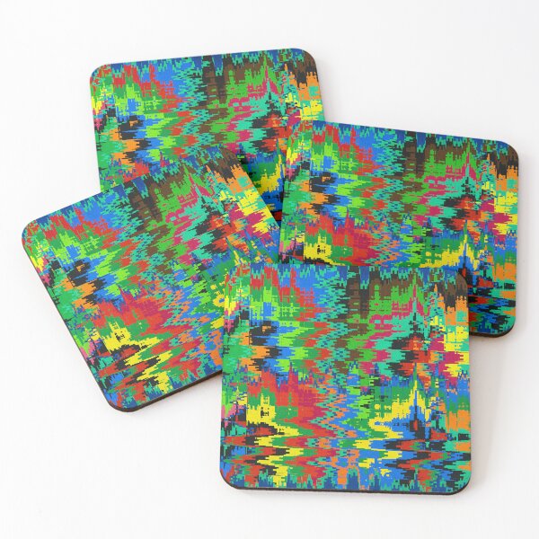 Item preview, Colorful, abstract, distorted world designed and sold by Sigtrix.