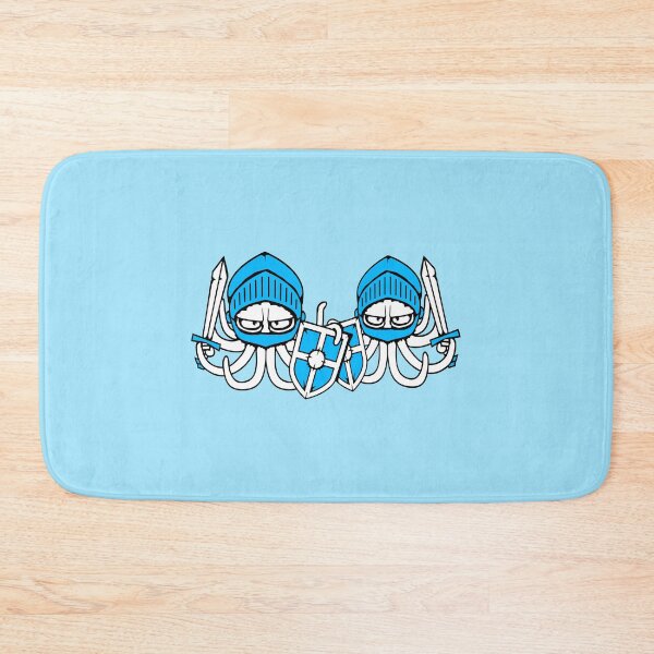 Item preview, 2 Octopus Knight Middle Age Warriors Fighters Sword Shield Team designed and sold by shirt-o-mat.