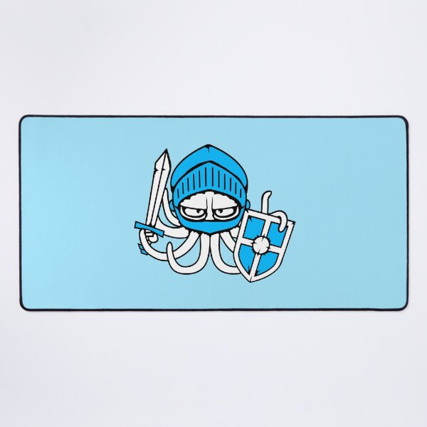 Item preview, Octopus Knight Middle Age Warriors Fighters Sword Shield designed and sold by shirt-o-mat.