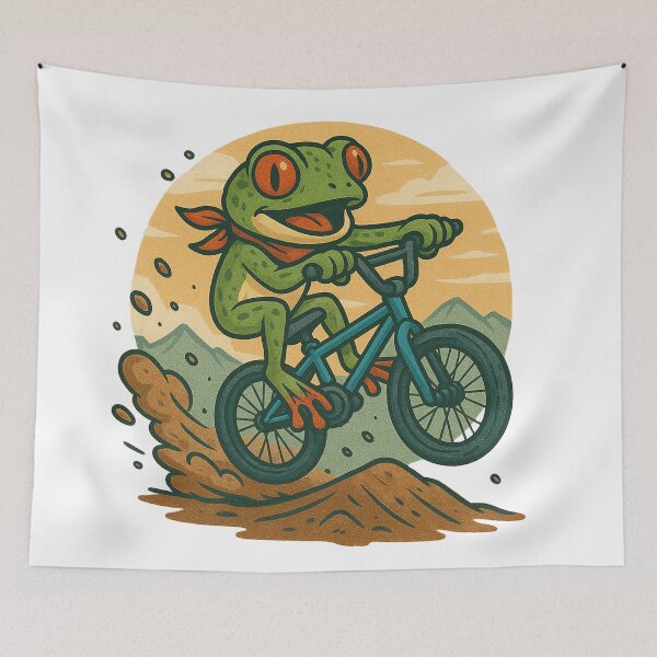 Item preview, Trail Hopper – BMX Frog on a Mission designed and sold by Design--Spore.