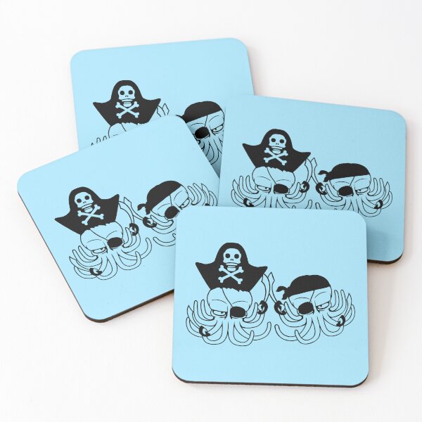 Item preview, 2 Octopus Pirates Crew Captain Sailer Buccaneer Sailing designed and sold by shirt-o-mat.