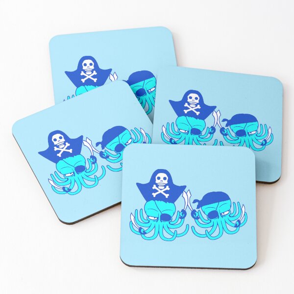 Item preview, 2 Octopus Pirates Crew Captain Sailer Buccaneer Sailing designed and sold by shirt-o-mat.