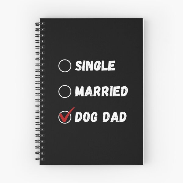 Item preview, Single Married Dog Dad, Dog Lover Shirt designed and sold by Sleepy Cat Design.