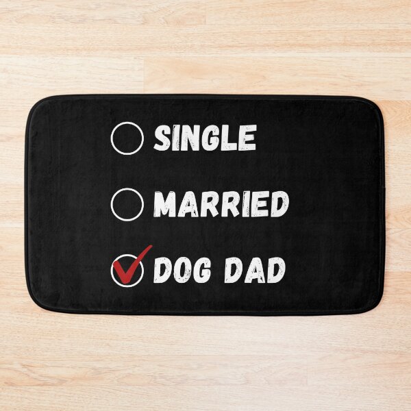 Item preview, Single Married Dog Dad, Dog Lover Shirt designed and sold by Sleepy Cat Design.