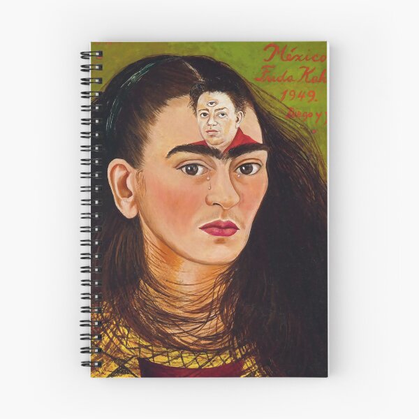 Item preview, Frida Kahlo, Diego and I, Self-Portrait, Mexican Artist, Naïve Art designed and sold by Artistic Gift Print.