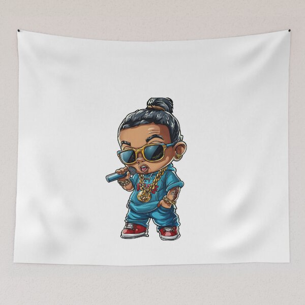 Item preview, Chibi Rapper Boy – Cool Kid with Mic and Swag designed and sold by Ragil-Studio.