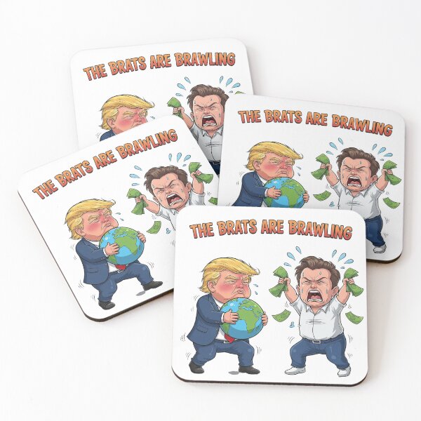 Item preview, Trump and Elon The Brats are Brawling designed and sold by gillys.