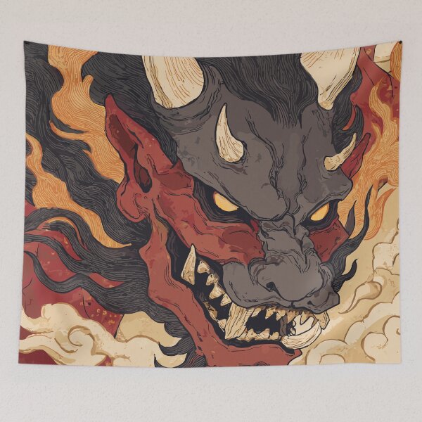 Item preview, Mythical Japanese Monster designed and sold by bapupa.