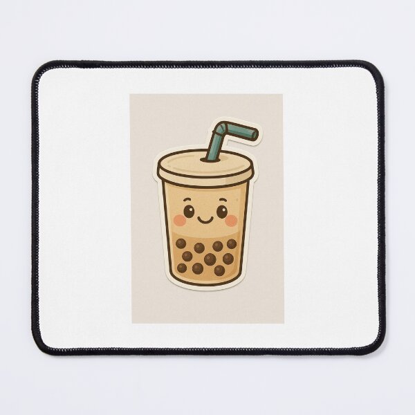 Item preview, “Boba Mood Activated” designed and sold by Doodles & Das.