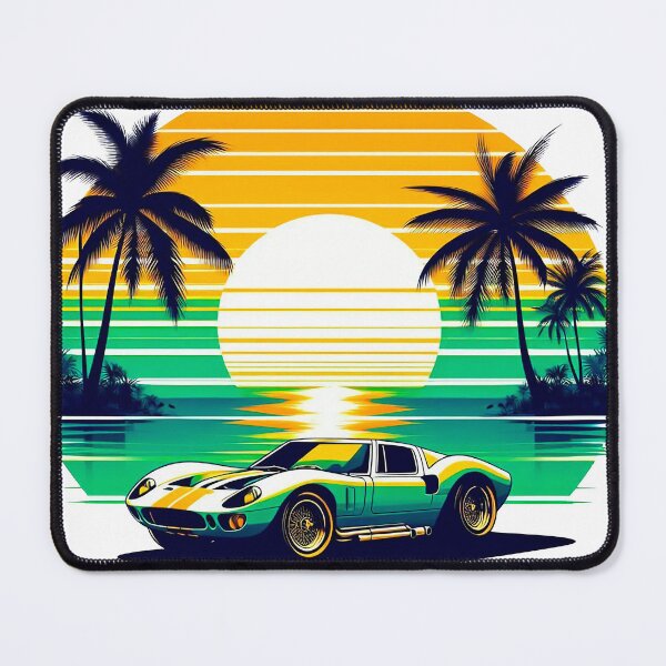 Item preview, Green retro car designed and sold by RICAMTP.
