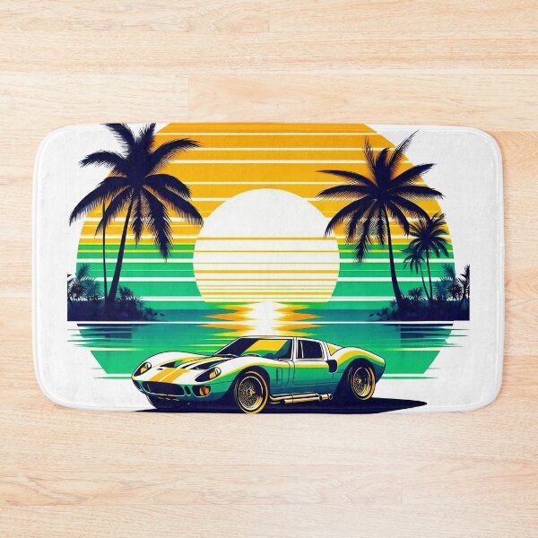 Item preview, Green retro car designed and sold by RICAMTP.
