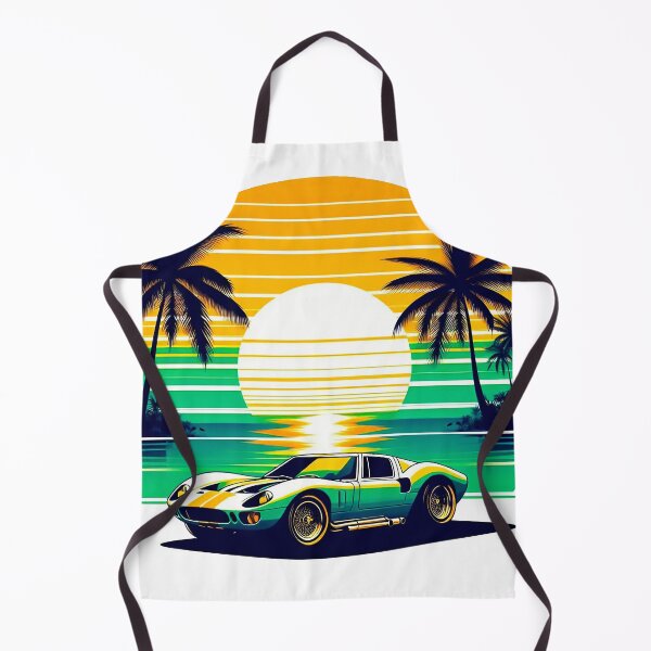 Item preview, Green retro car designed and sold by RICAMTP.