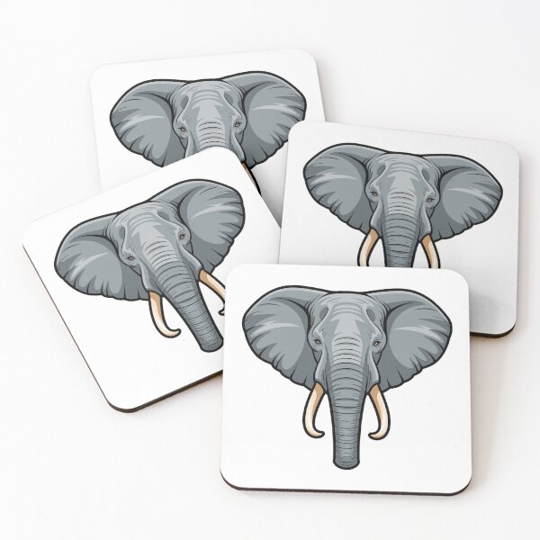 Item preview, Geometric Elephant – Minimal Vector Portrait designed and sold by VividTrails.