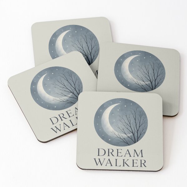 Item preview, Caminante de sueños: Diseño de bosque nocturno con luna y estrellas místicas designed and sold by Shoot-The-Moon.