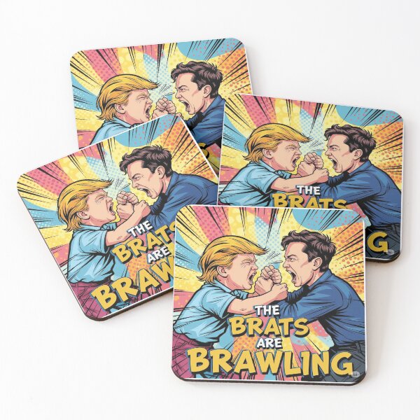 Item preview, Trump and Elon The Brats are Brawling designed and sold by gillys.