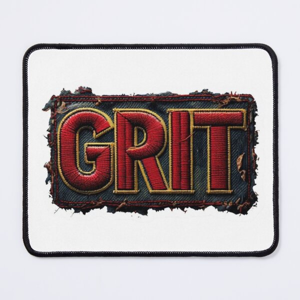 Item preview, GRIT – Handcrafted Emblem Sticker for the Relentless Best-selling design Premum quality viral drop reloaded designed and sold by Imaginarium of Chaos falcon88 .