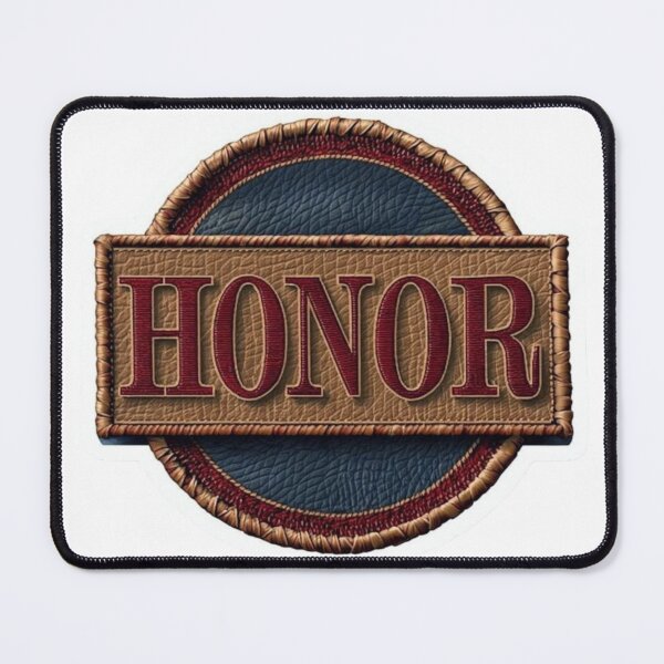 Item preview, HONOR – Vintage Emblem Sticker with Noble Style Best-selling design Premum quality viral drop reloaded designed and sold by Imaginarium of Chaos falcon88 .