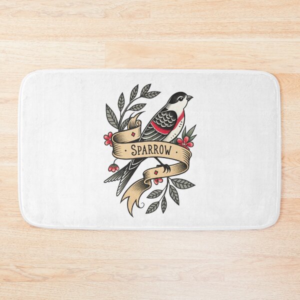 Item preview, Soaring Sparrow Inked Flight Banner designed and sold by Alahchin Art.