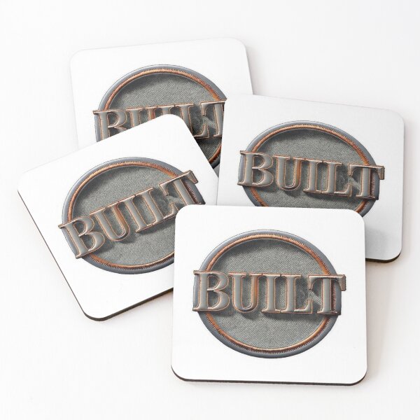 Item preview, BUILT – Rugged One-Word Sticker with Craft Legacy Best-selling design Premum quality viral drop reloaded designed and sold by Imaginarium of Chaos falcon88 .
