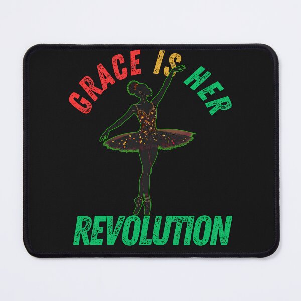 Item preview, Grace Is Her Revolution: Juneteenth Black Ballerina Empowerment Art designed and sold by elynne9.