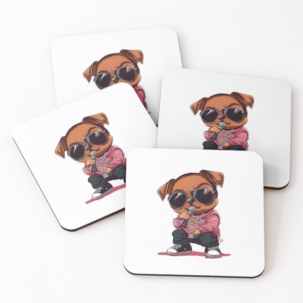 Item preview, Doggy Rap Star – Chibi Pup with Swag designed and sold by Ragil-Studio.