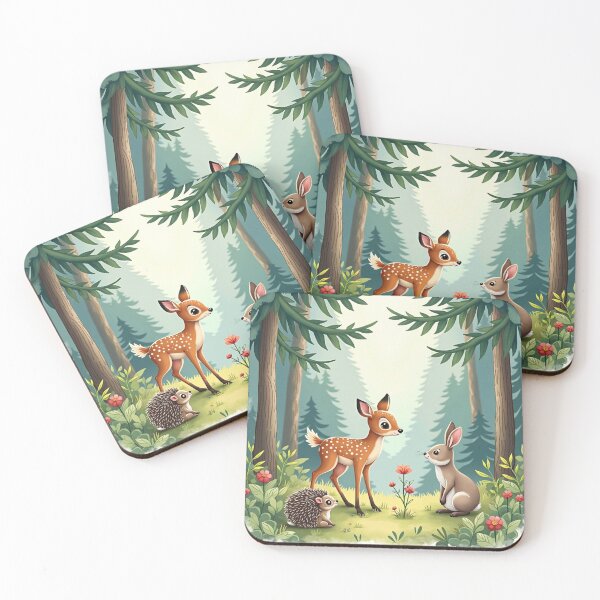 Item preview, Forest friends designed and sold by MADandSANE-MArt.