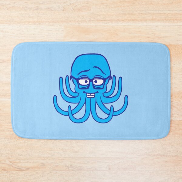 Item preview, Octopus nerd geek horn-rimmed glasses smart intelligent designed and sold by shirt-o-mat.