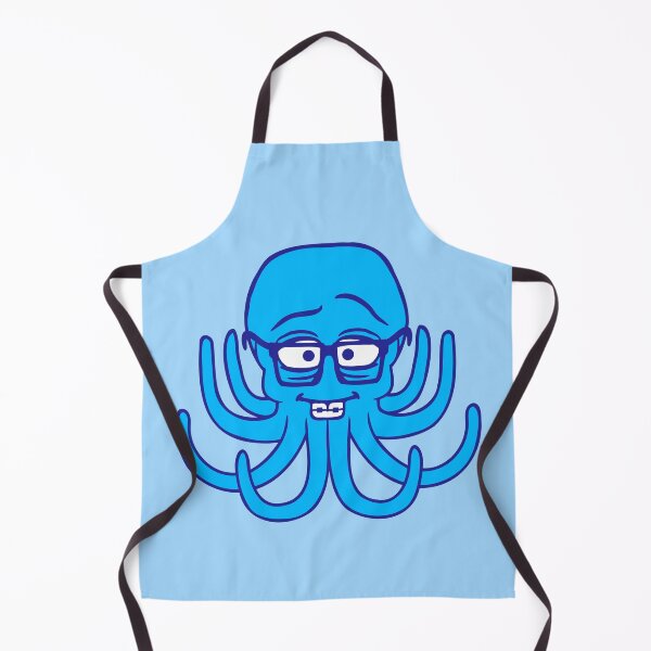 Item preview, Octopus nerd geek horn-rimmed glasses smart intelligent designed and sold by shirt-o-mat.