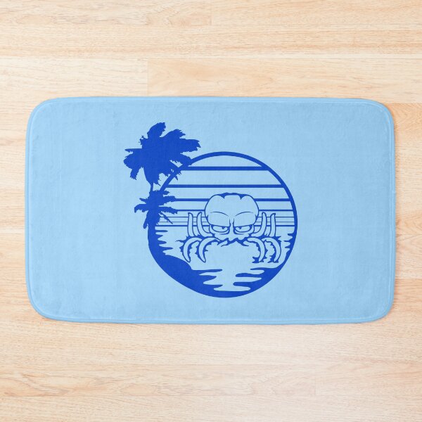 Item preview, Octopus sea sunset beach vacation stripe round designed and sold by shirt-o-mat.