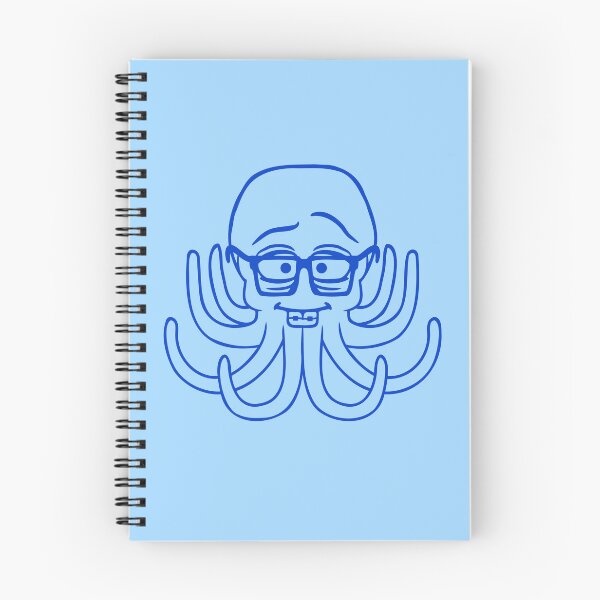 Item preview, Octopus nerd geek horn-rimmed glasses smart intelligent designed and sold by shirt-o-mat.